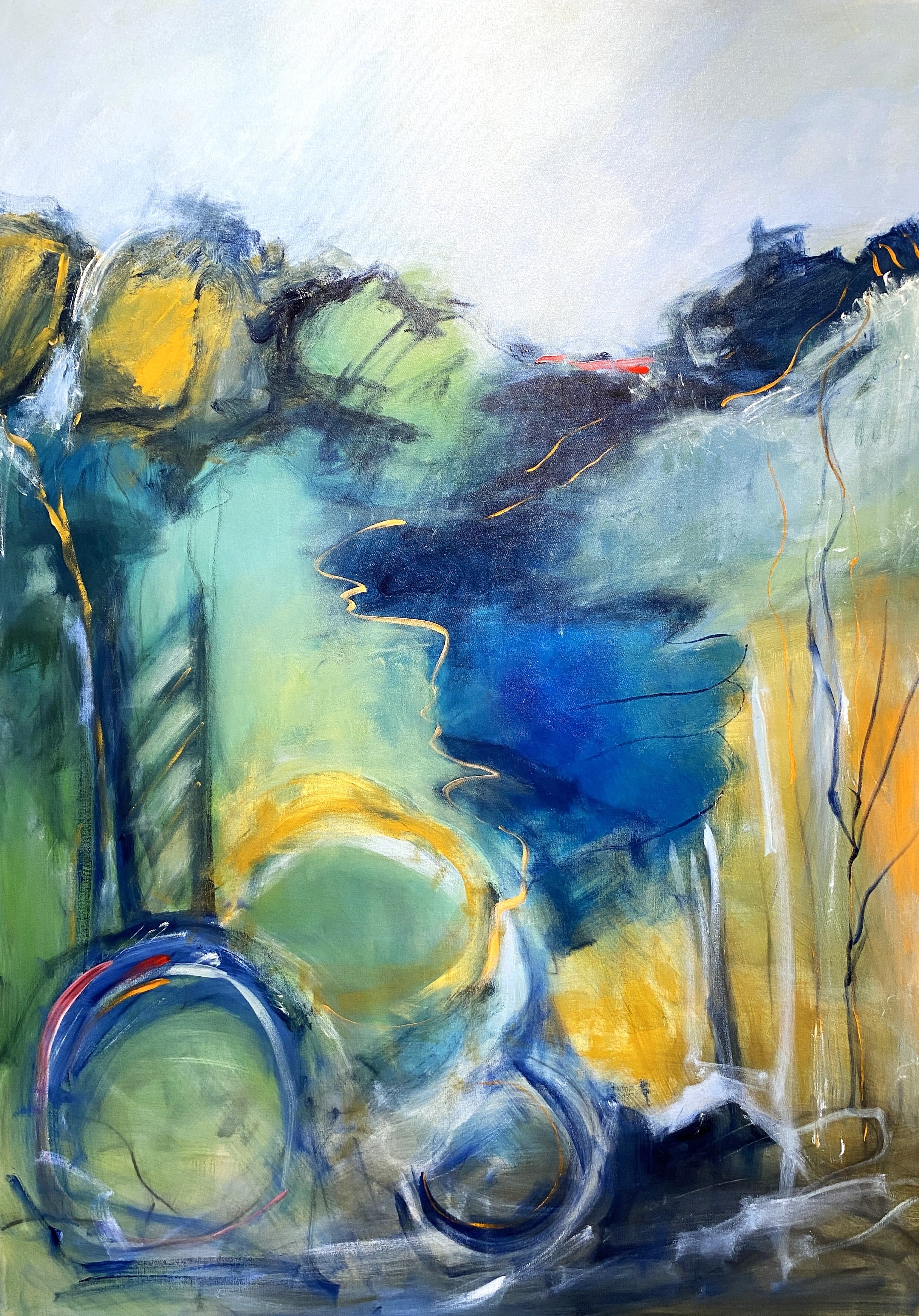 100x140 Natural flow.
Sense the direction of life and move with it.
12000 dkk