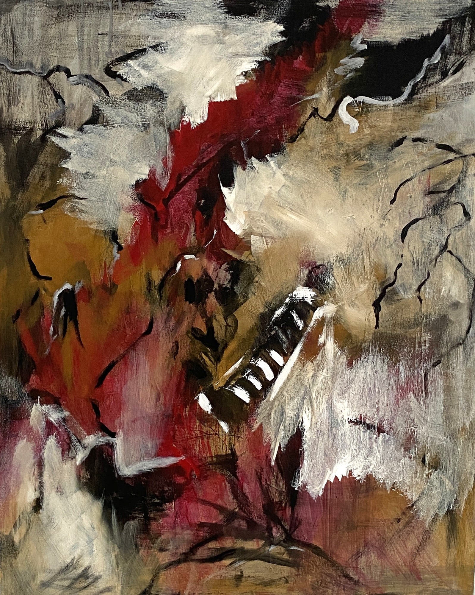 80x100 Natures diversity. An abstract tribute to nature's wonders; wild, fragile, and endlessly diverse.