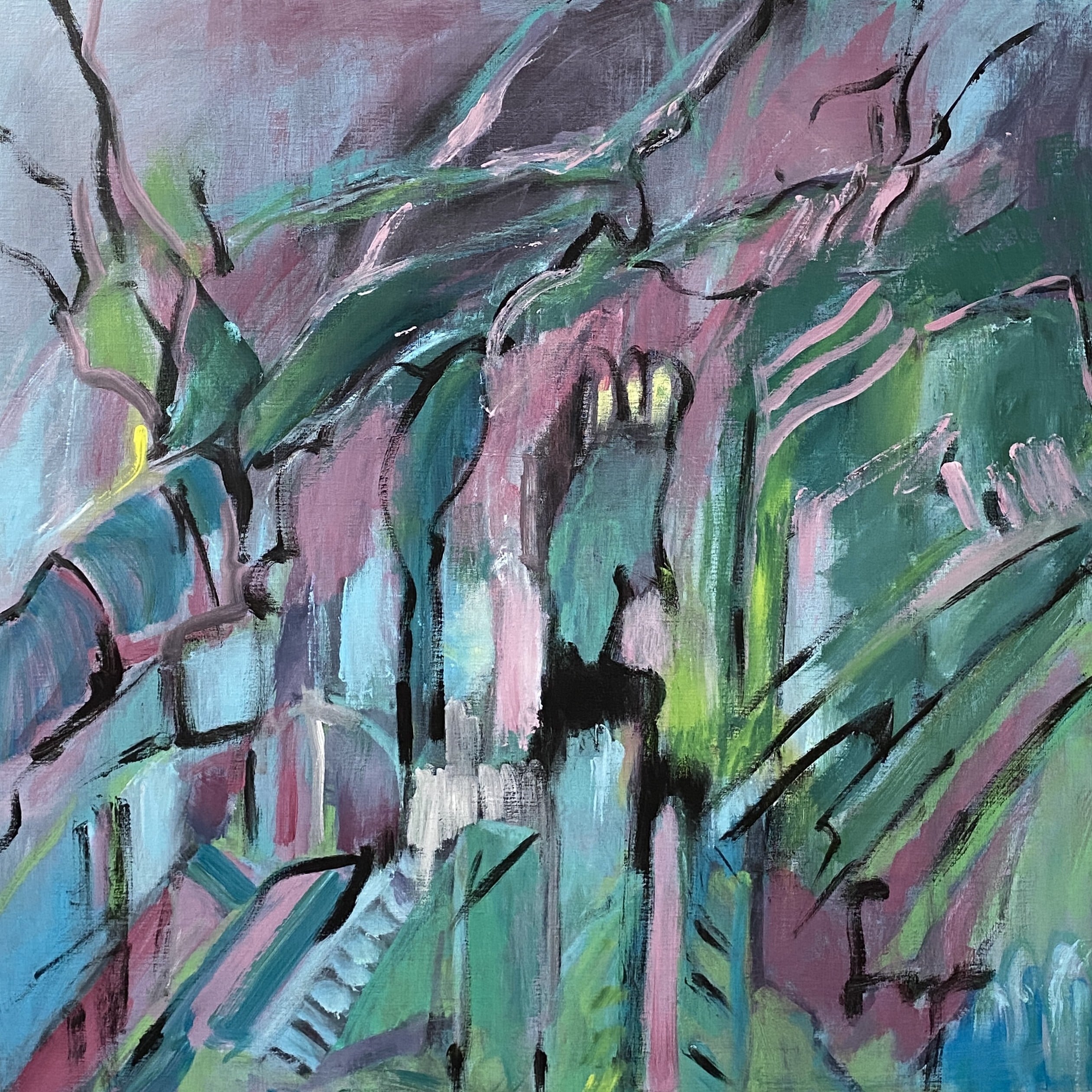 80x80 Jungle fever. A place between fantsy and reality, where the jungle becomes an image of the inner mind